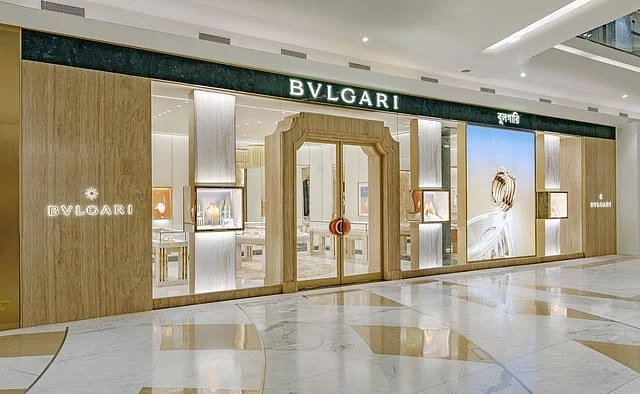 Bvlgari's first Kolkata boutique opens with an elegant Travertino frame